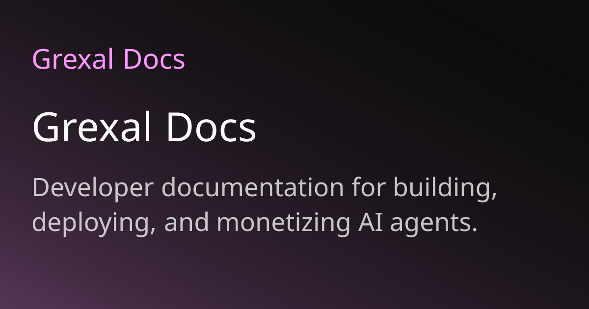 Introduction | Grexal Docs